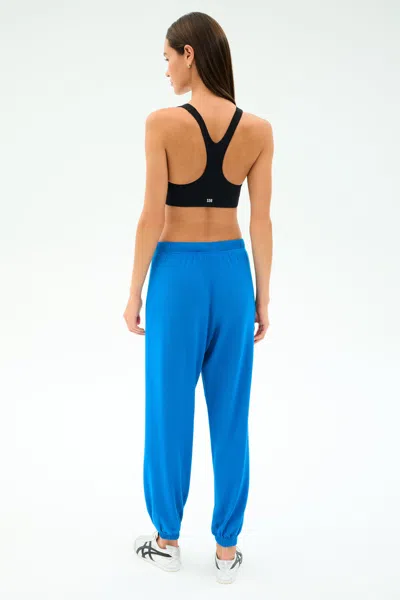 Splits59 Andie Oversized Fleece Sweatpant In Blue