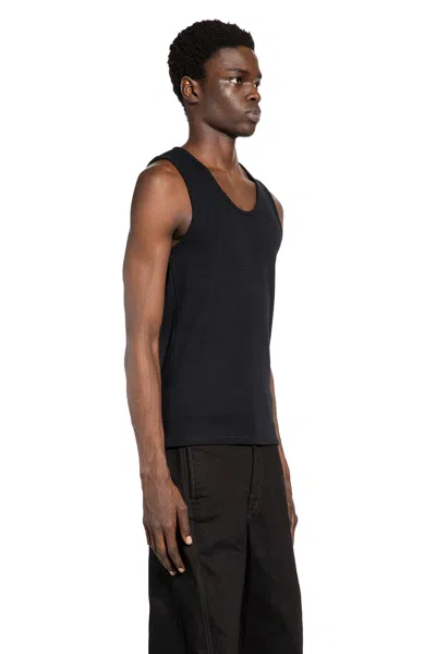 Lemaire Ribbed Wool Tank Top In Multi