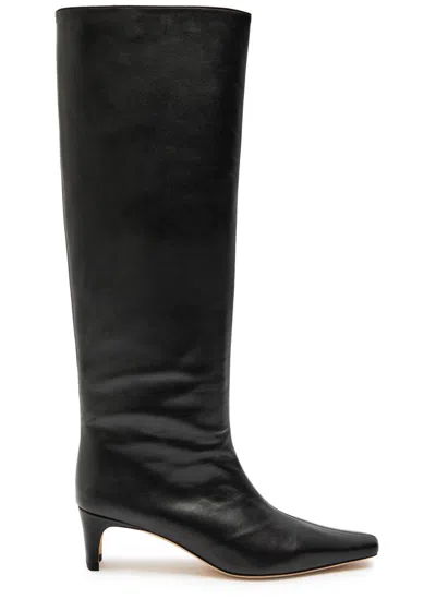 Staud Wally Leather High Women's Boots In Black