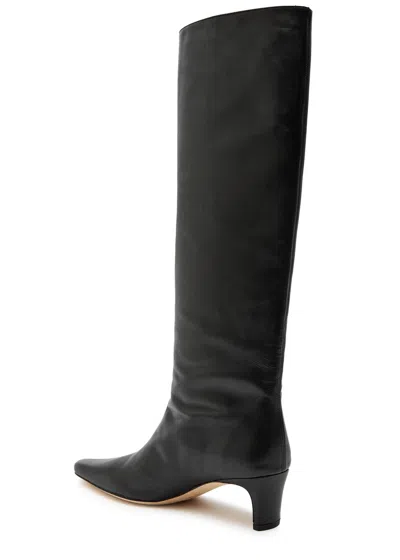 Staud Wally Leather High Women's Boots In Black