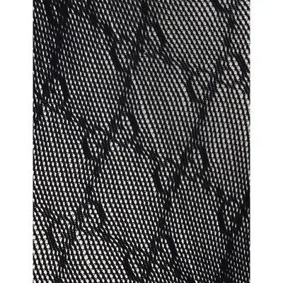 Gucci Womens Black Gg Interlocking Tights In Black