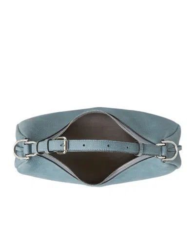 Fendi Small Shoulder Bag Adjustable Detachable Handle In Blue