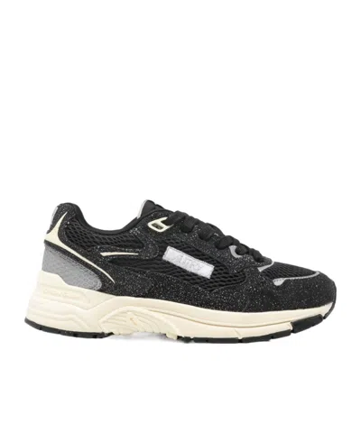 Autry Hyperway Sneakers In Mesh And Suede In Multi