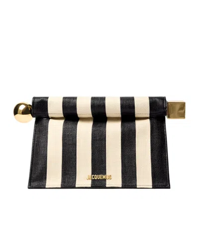 Jacquemus Logo Clutch In Multi