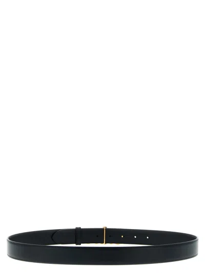 Chloé Iconic Leather Belt Adjustable Length In Black