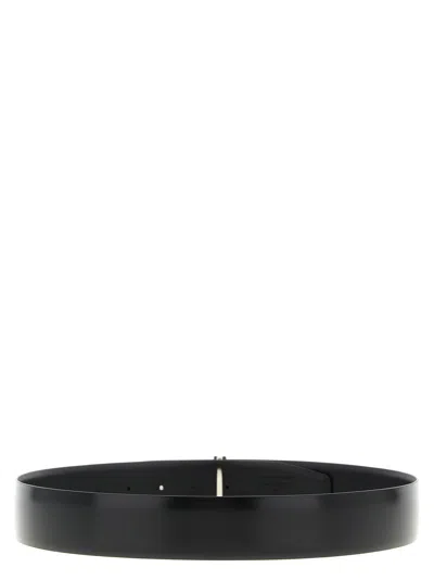 Tom Ford Shiny Leather Belt Belts Black In Black