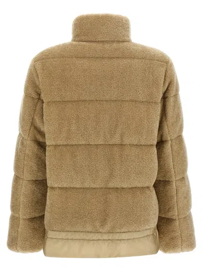 Moncler Cedre Down Jacket In Neutral