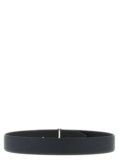 Tom Ford Hammered Reversible Belt Belts Multicolor In Brown