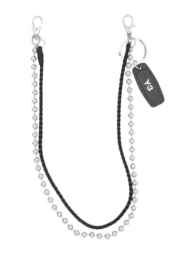Y-3 Keychain In Silver