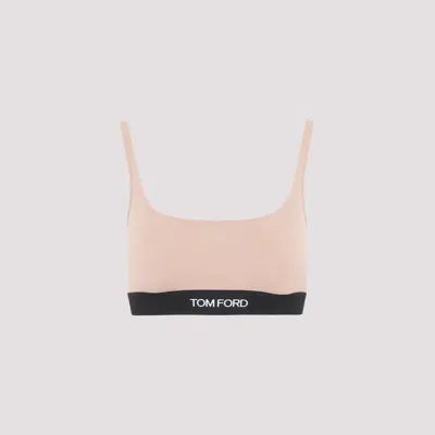 Tom Ford Modal Bra Scoop Neckline Elastic Underband In Pattern