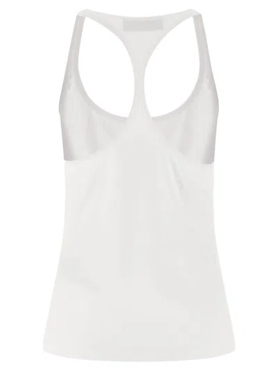 Dsquared2 Embroidery Tank Top Tops White In White