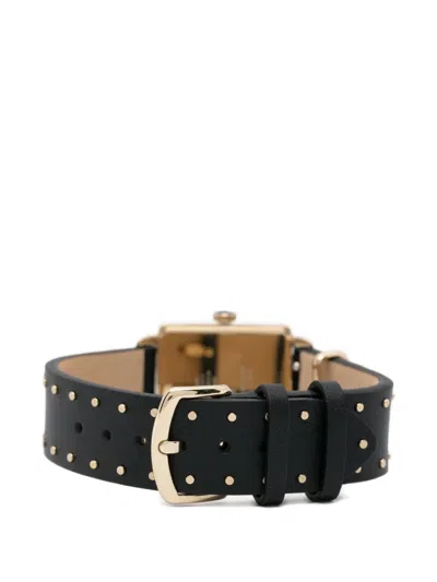 Isabel Marant Studded Square 2.3mm Watch In Black