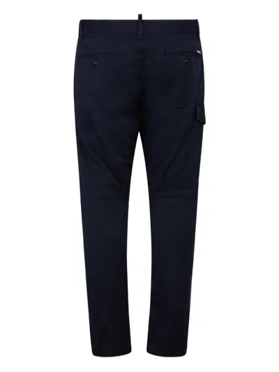 Dsquared2 Pocket Belt-loop Trousers In Black