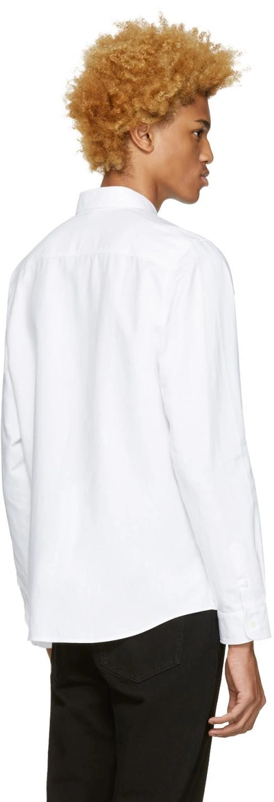 Shop Apc White Milan Shirt