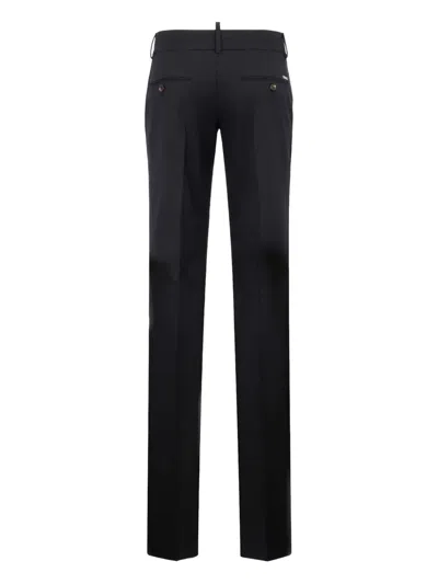 Dsquared2 Belt-loops Trousers In Black