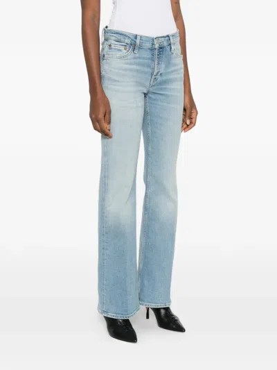 Re/done Button-fastening Jeans In Blue