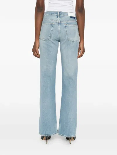 Re/done Button-fastening Jeans In Blue