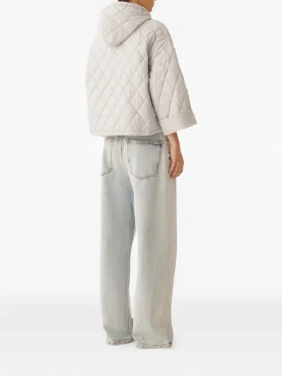 Fabiana Filippi Jacket Woman Color Gnawed Blue In White