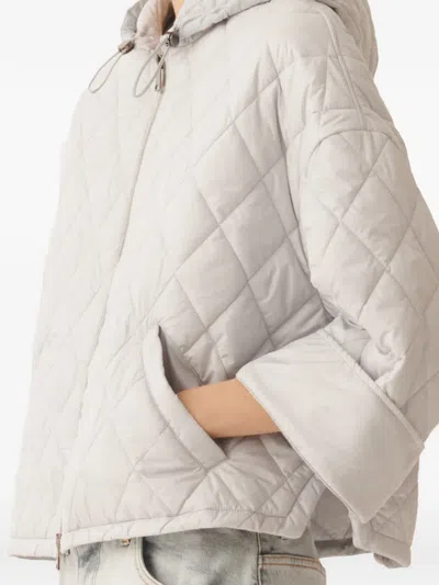 Fabiana Filippi Jacket Woman Color Gnawed Blue In White