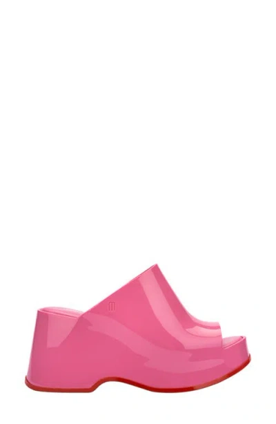 Melissa Patty Platform Slide Sandal In Multi