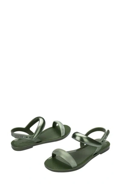 Melissa Eclipse Slingback Sandal In Green