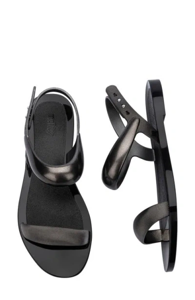 Melissa Eclipse Slingback Sandal In Black
