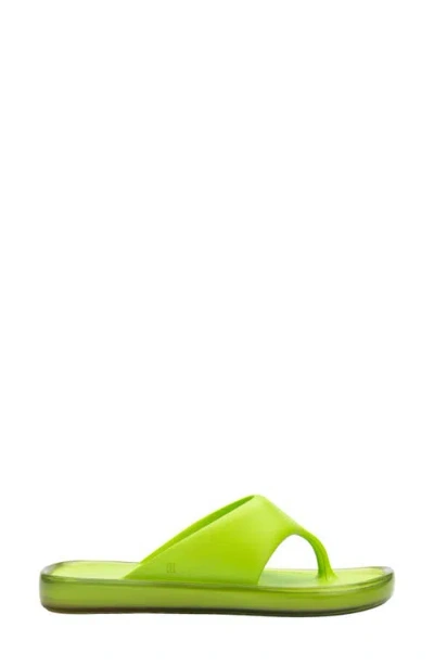 Melissa Float Flip Flop In Green