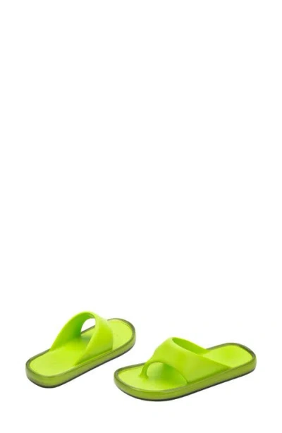 Melissa Float Flip Flop In Green
