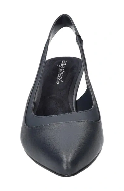 Easy Street Dessa Slingback Pointed Toe Pump In Black