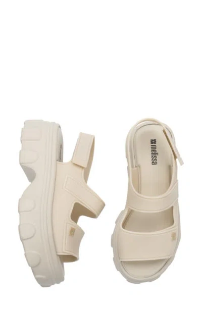 Melissa Ella Move Platform Sandal In Neutral