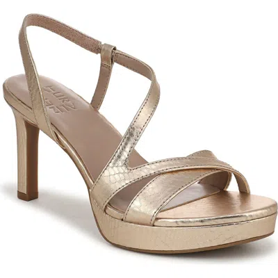 Naturalizer Abby Platform Slingback Sandal In Neutral