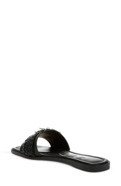 London Rag Hazbin Slide Sandal In Black | ModeSens