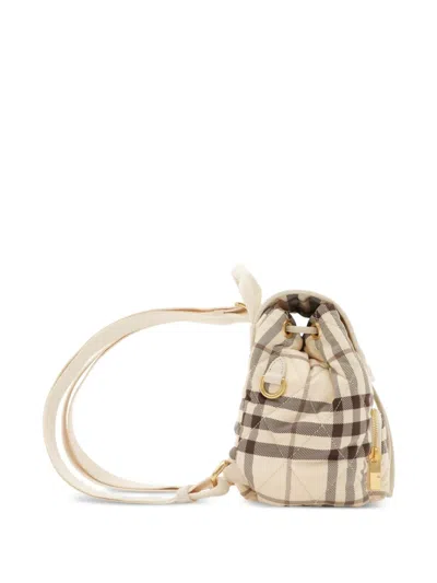 Burberry Mini Horseshoe Backpack In Neutral