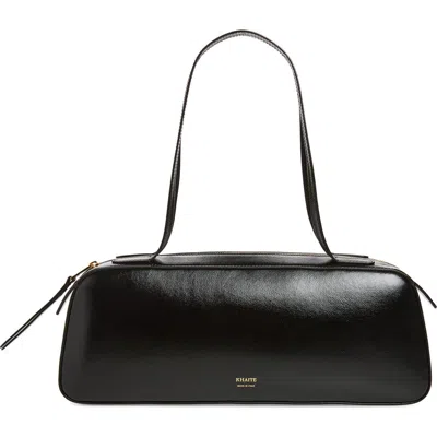 Khaite Hold All String Small Square Bauletto Shoulder Bag Shoulder Bags Black In Black