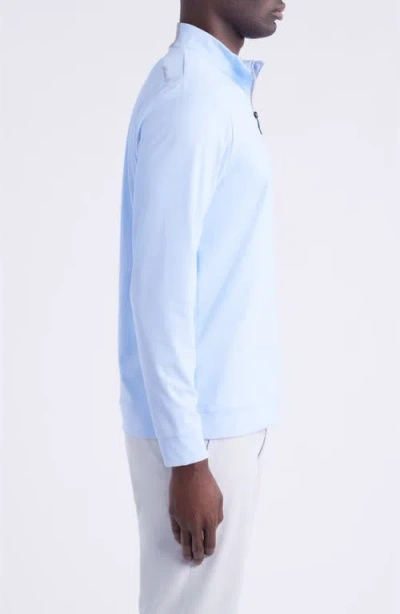 Johnnie-o Weston Quarter Zip Pullover In Blue