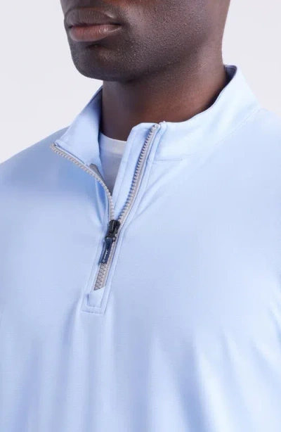 Johnnie-o Weston Quarter Zip Pullover In Blue