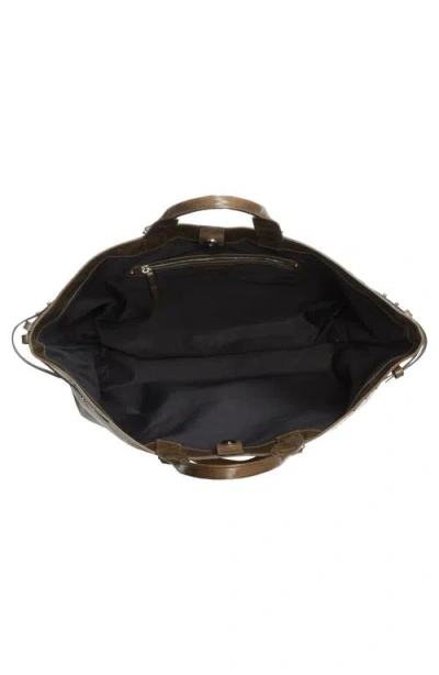 Isabel Marant Winna Leather Tote In Green