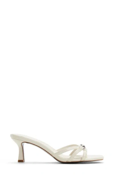 Aldo Cordelyia Slide Sandal In White