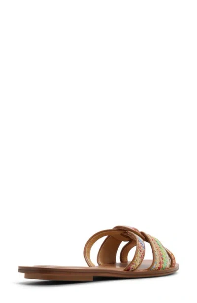 Aldo Rosmary Slide Sandal In Brown