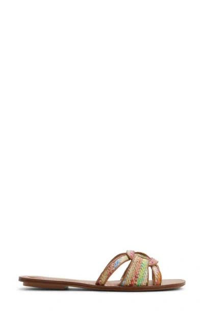 Aldo Rosmary Slide Sandal In Brown