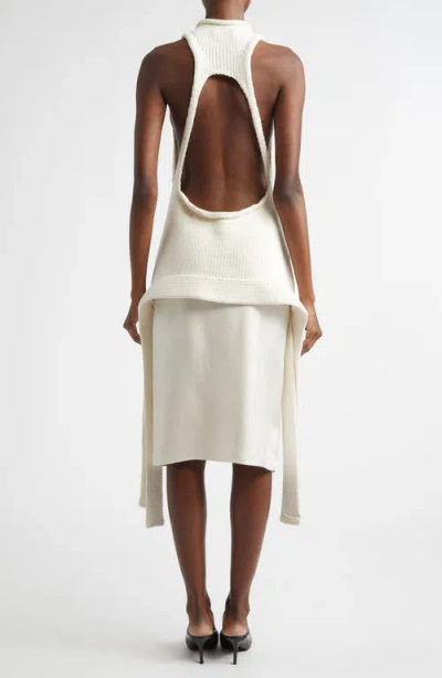 Aisling Camps Jil Sleeveless Sweater In White