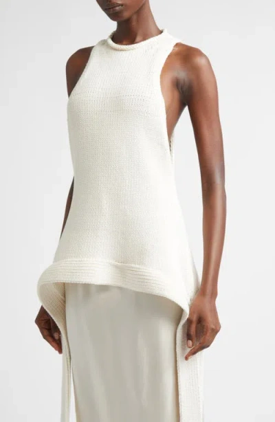 Aisling Camps Jil Sleeveless Sweater In White