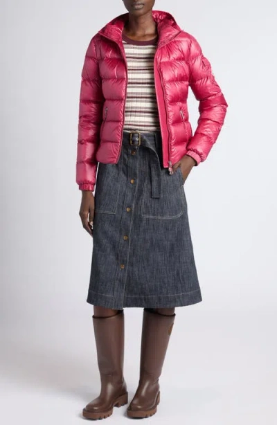 Moncler Glesse Down Puffer Jacket In Pink
