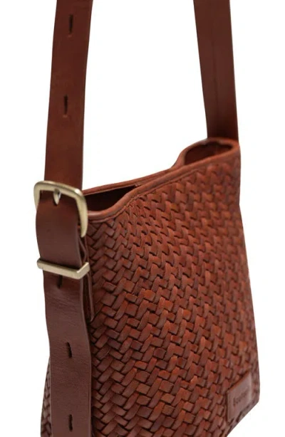 Écotorie Waco Leather Bucket Bag In Brown