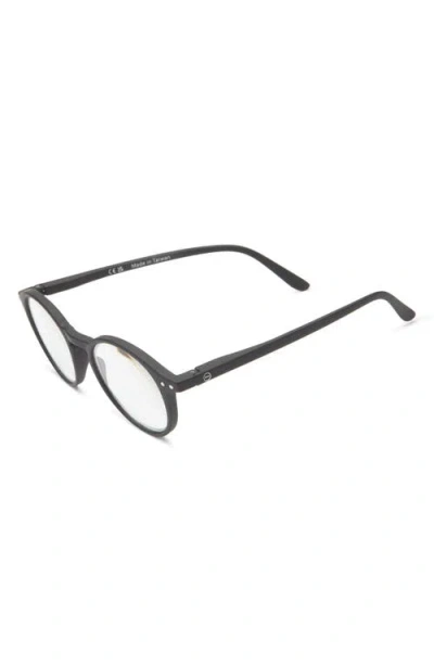 Izipizi 47mm Rectangular Reading Glasses In Black