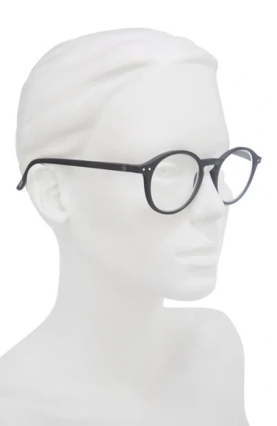 Izipizi 47mm Rectangular Reading Glasses In Black