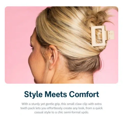 Gimme Beauty Extra Grip Square Claw Clip Duo In Multi