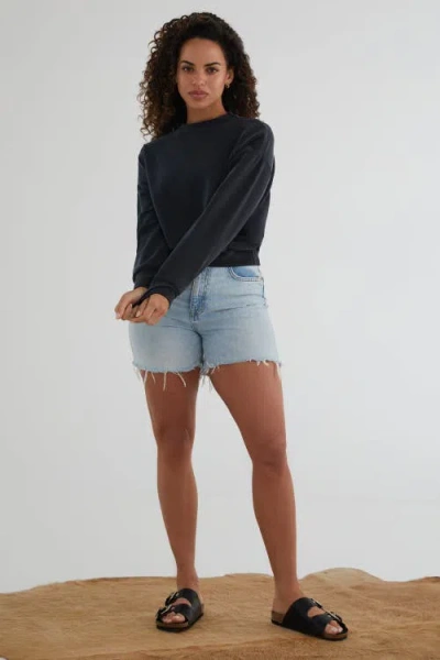 Kada The Cupro Power Pullover Sweatshirt In Black