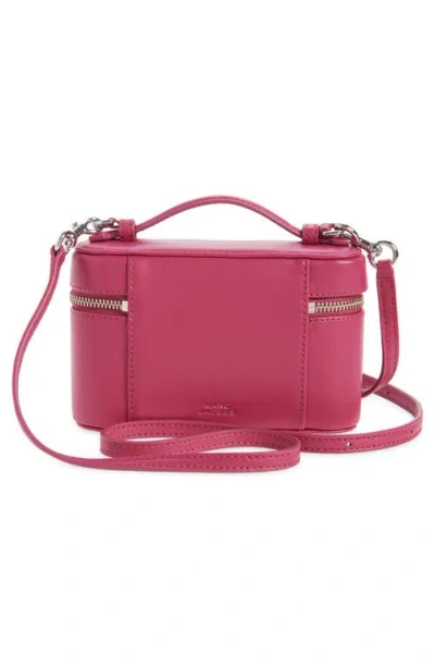 Marc Jacobs The Vanity Bag Pink Crossbody Bag With Removable Shoulder Strap And Logo Lettering On The Front In L In Purple