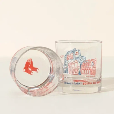 Uncommon Goods Mlb Stadiumscape Rocks Glasses In Transparent